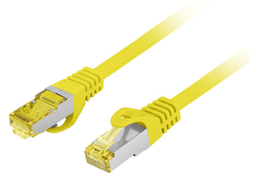 Lanberg PCF6A-10CU-0100-Y cable de red Amarillo 1 m Cat6a S/FTP (S-STP)