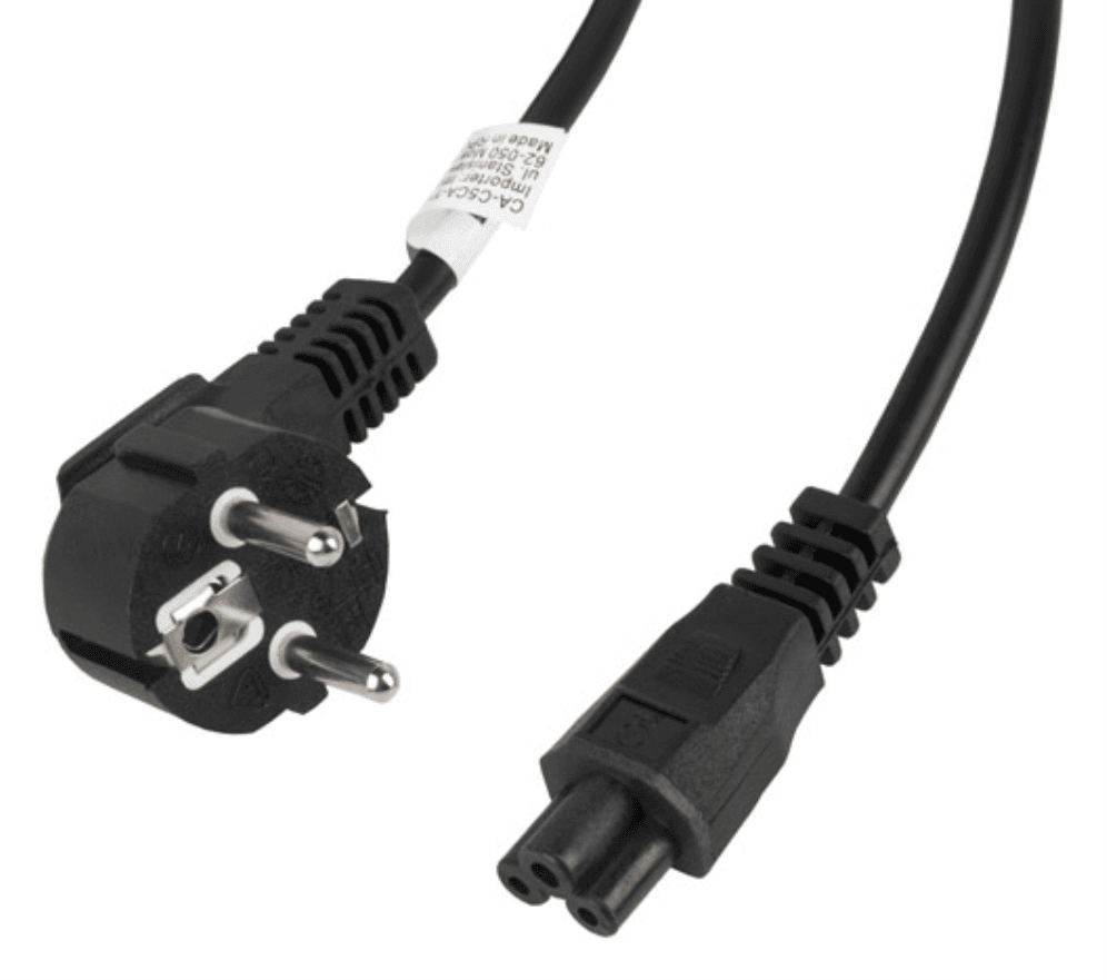 Lanberg CA-C5CA-11CC-003-BK cable de transmisión Negro 3 m C5 acoplador CEE7/7