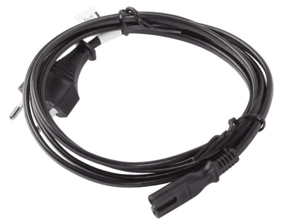 Lanberg CA-C7CA-11CC-0030-BK cable de transmisión Negro 3 m CEE7/16 C7 acoplador