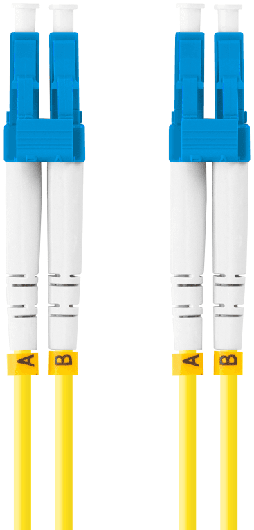 Lanberg FO-LULU-SD11-0020-YE Cable de fibra óptica e InfiniBand 2 m LC Amarillo