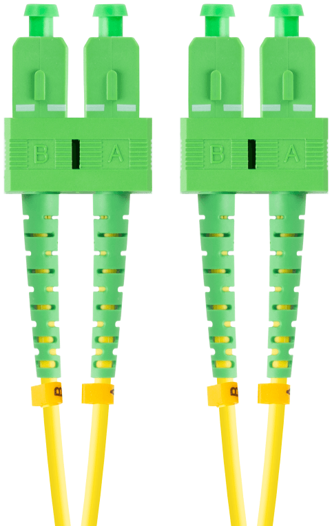 Lanberg FO-SASA-SD11-0020-YE Cable de fibra óptica e InfiniBand 2 m SC Verde, Amarillo