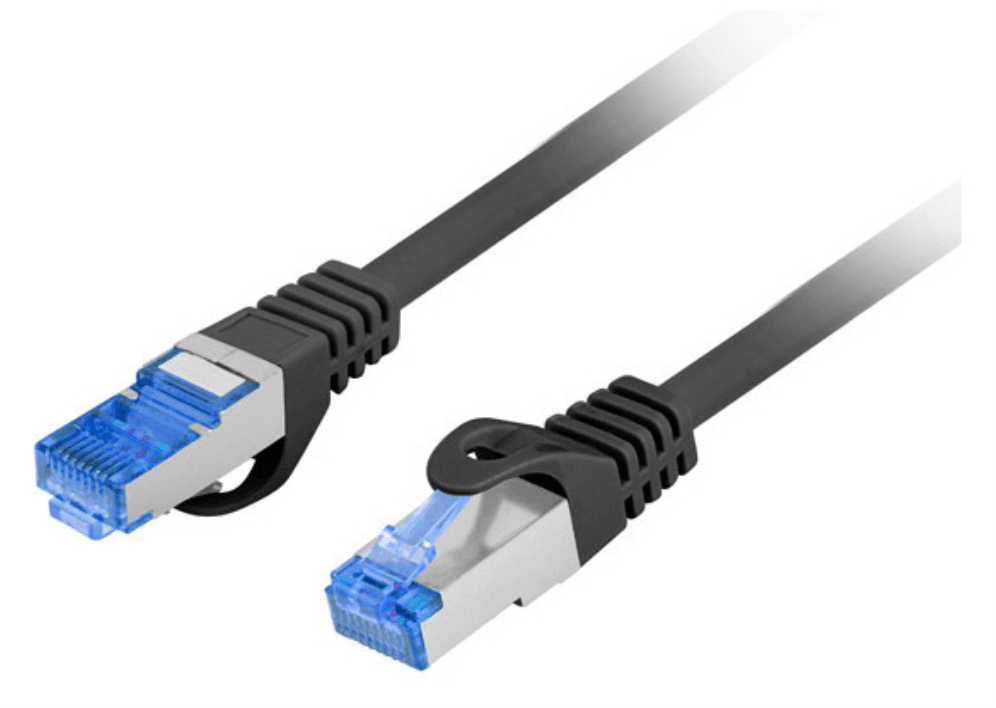 Lanberg PCF6A-10CC cable de red Negro 2 m Cat6a S/FTP (S-STP)