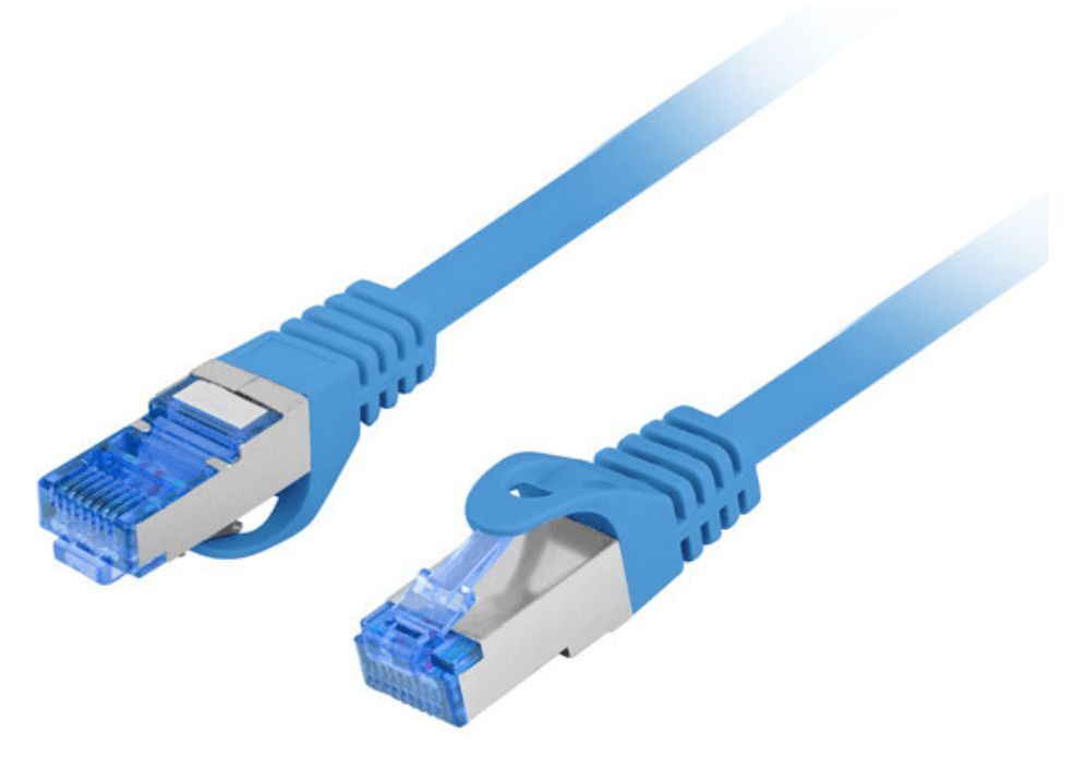 Lanberg PCF6A-10CC cable de red Azul 3 m Cat6a S/FTP (S-STP)