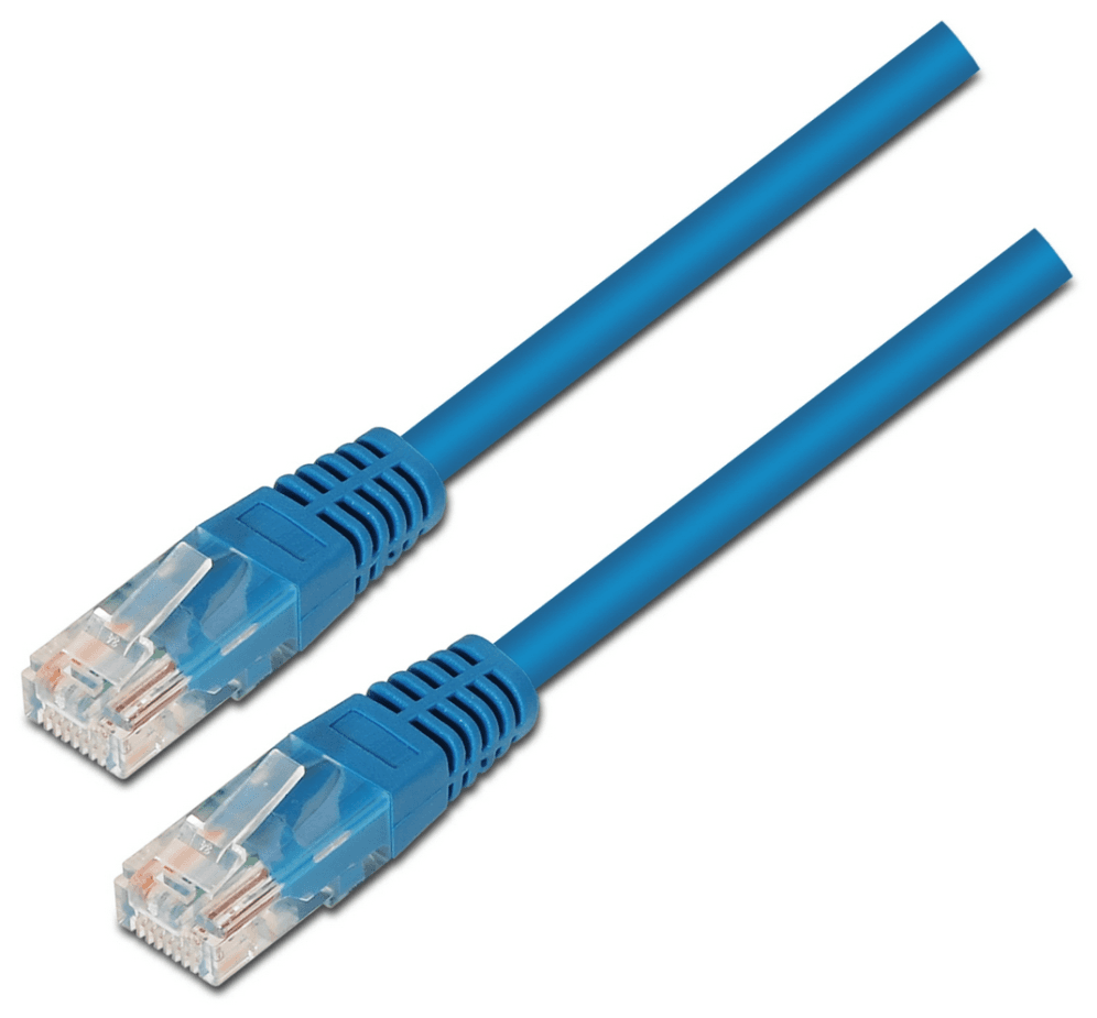 AISENS A135-0241 cable de red Azul 0,5 m Cat6 U/UTP (UTP)