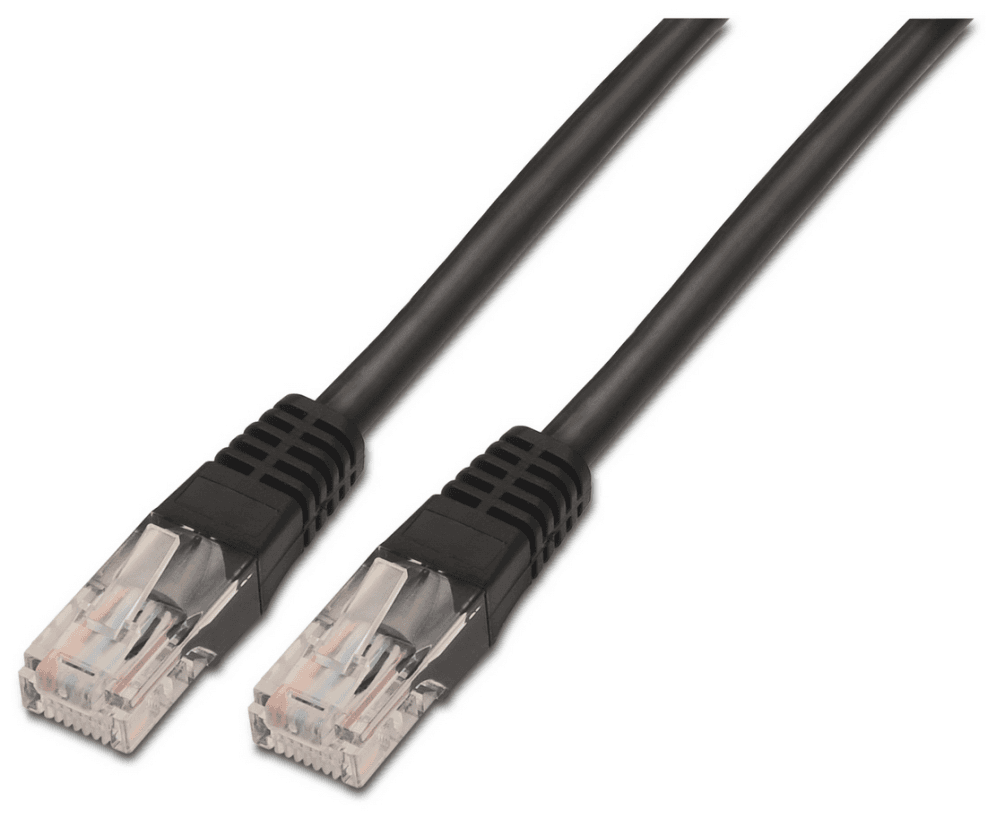 AISENS A135-0257 cable de red Negro 0,5 m Cat6 U/UTP (UTP)