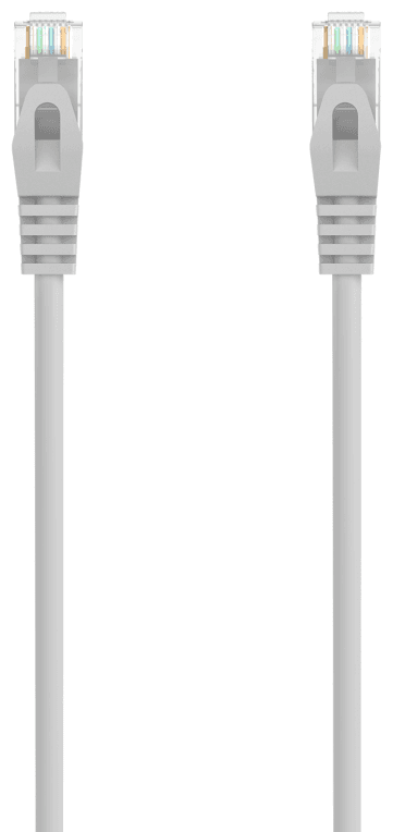 AISENS Cable de Red Latiguillo RJ45 LSZH Cat.6A 500 Mhz UTP AWG24, Gris, 1.5M