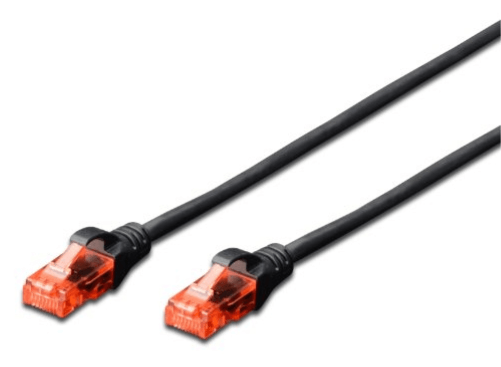 Ewent IM1014 cable de red Negro 2 m Cat6 U/UTP (UTP)