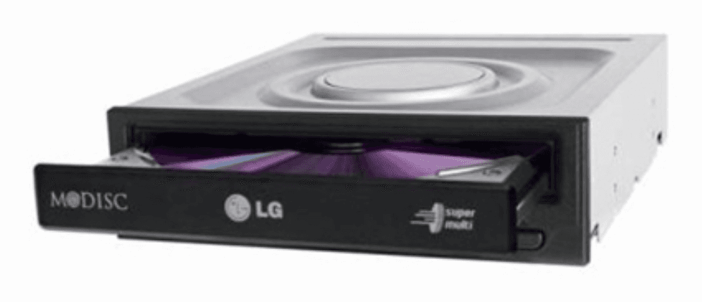 LG GH24NSD5 unidad de disco óptico Interno DVD Super Multi DL Negro