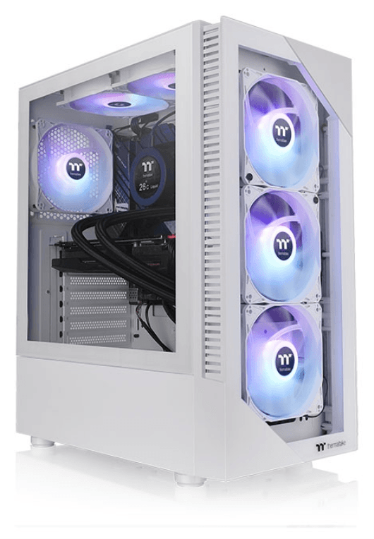 Thermaltake View 200 TG Snow ARGB Midi Tower Blanco