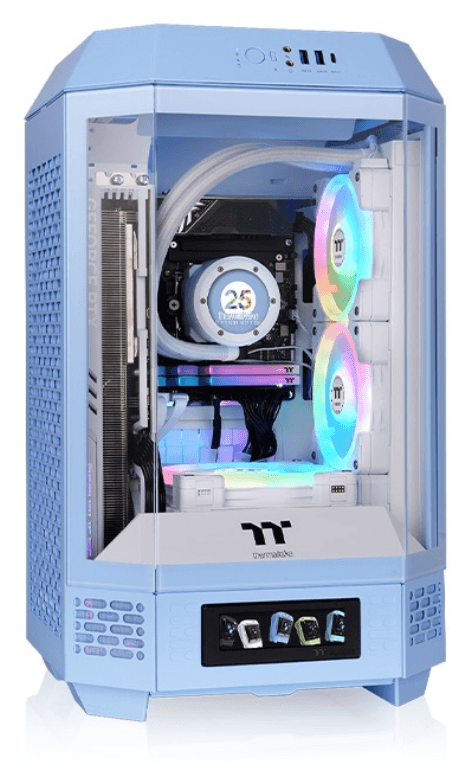 Thermaltake The Tower 250 Hydrangea Blue Mini Tower Azul