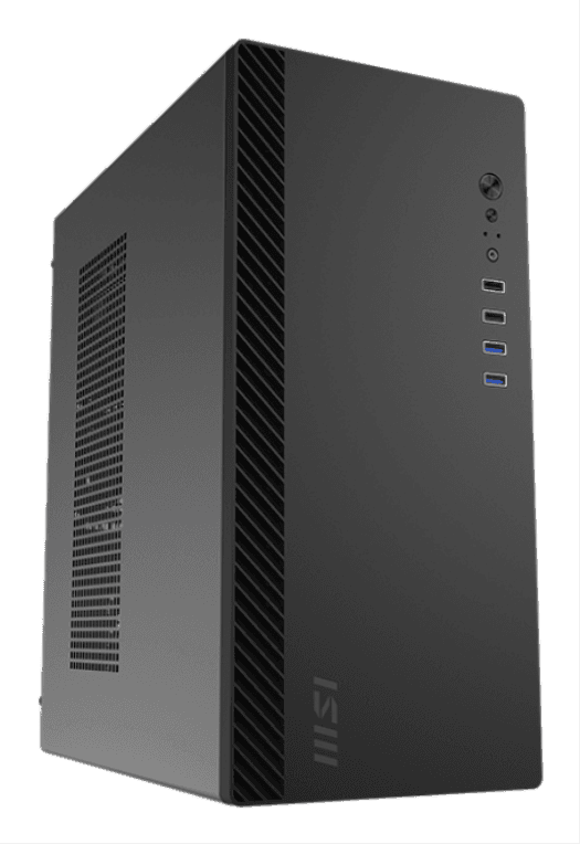 MSI PRO SHIELD M100P carcasa de ordenador Midi Tower Negro