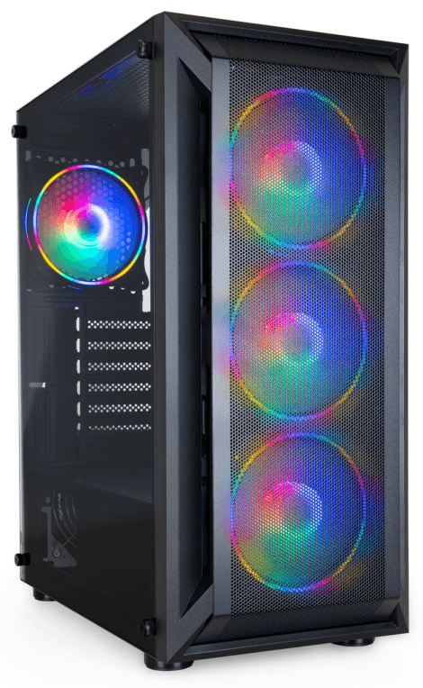 TooQ Caja Semitorre Gaming Ragnärok, Negra