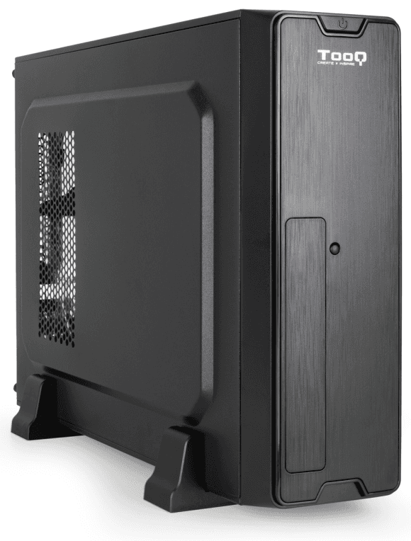 TooQ Caja Slim Micro-ATX TQC-3007U3C-B, Negra