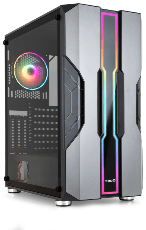 TooQ Caja Semitorre Gaming TQGCC103-B “NIGHTCITY” Negra