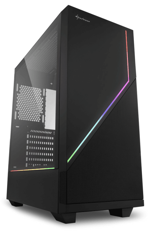 Sharkoon RGB FLOW Midi Tower Negro