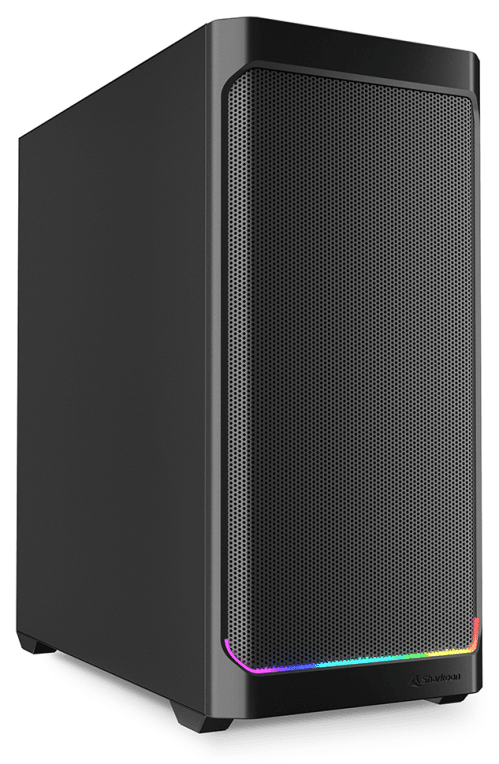 Sharkoon AK4 RGB STRIP Midi Tower Negro