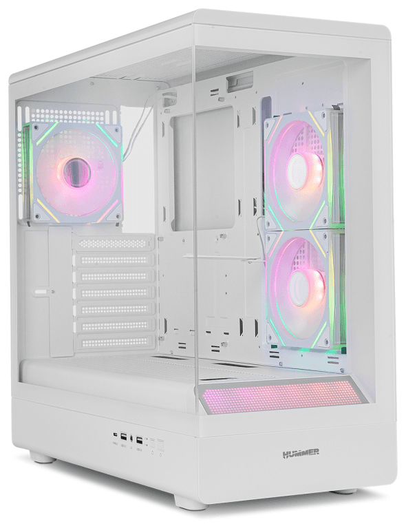NOX Hummer NXHUMMERSIGNALBK Midi Tower Blanco