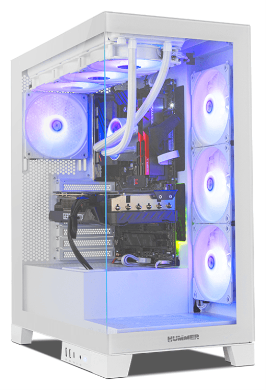 NOX Hummer Glock Midi Tower Blanco