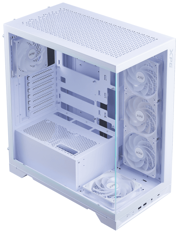 XPG Invader X BTF Midi Tower Blanco