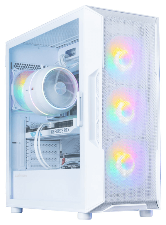 Zalman I3 NEO V2 WHITE carcasa de ordenador Midi Tower Blanco