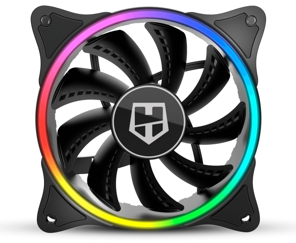 NOX Hummer X-Fan Carcasa del ordenador Ventilador 12 cm Negro