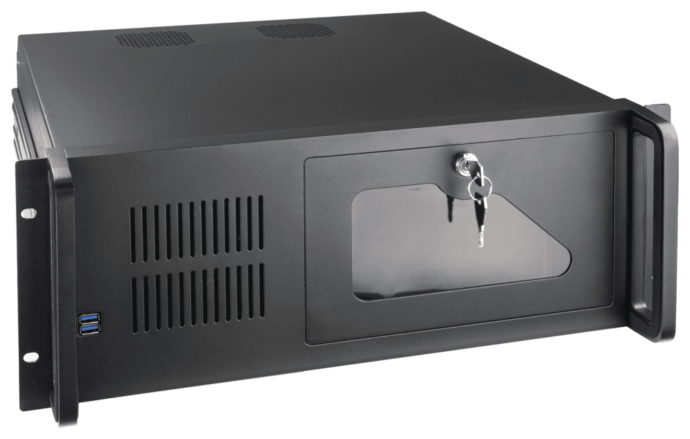 TooQ RACK-406N-USB3 armario rack Bastidor de pared Negro
