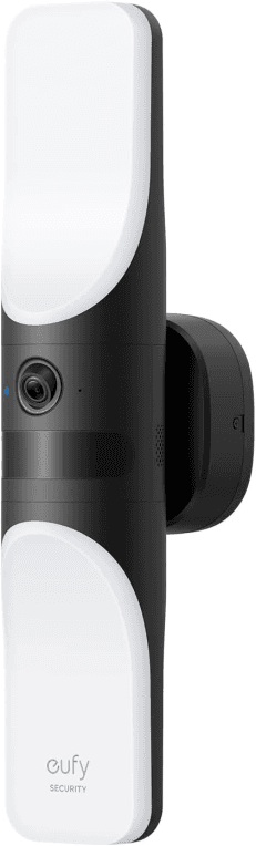 Eufy Security Wired Wall Light CAM S100, cámara de Seguridad para Exteriores, cámara 2K con iluminación de 1200 lúmenes, luz activada por Movimiento, IP65, Resistente al Agua, sin cuotas mensuales
