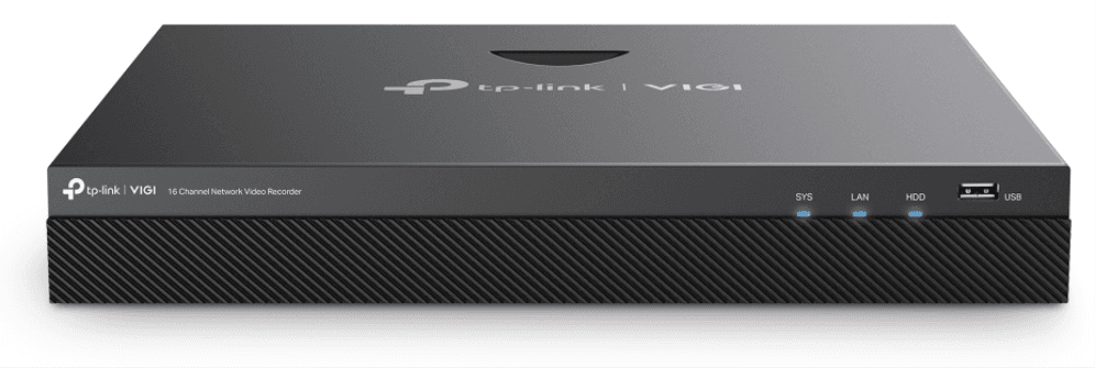 TP-Link VIGI NVR2016H Grabadore de vídeo en red (NVR) Negro