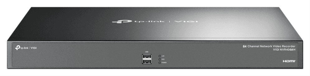 TP-Link VIGI NVR4064H Grabadore de vídeo en red (NVR) Negro