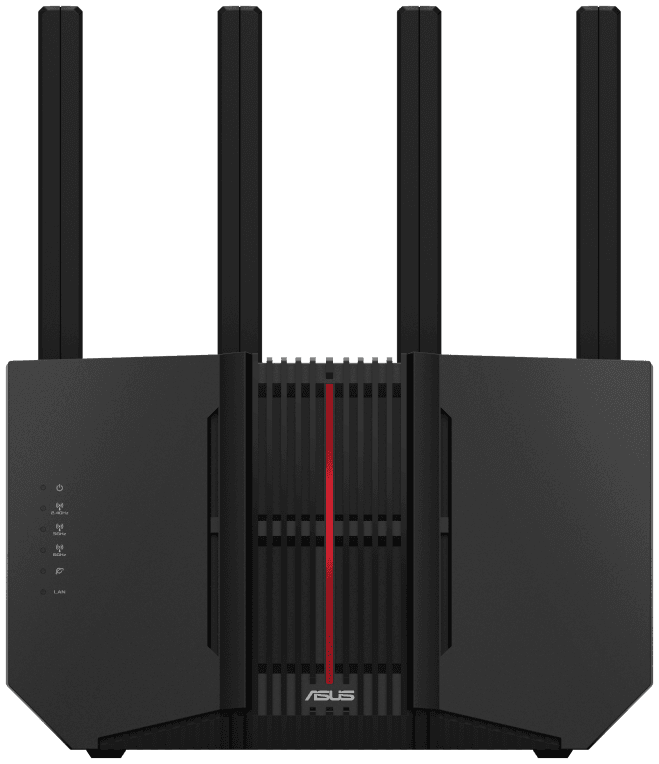 ASUS RT-BE92U router inalámbrico 10 Gigabit Ethernet Tribanda (2.4 GHz / 5 GHz / 6 GHz) Negro
