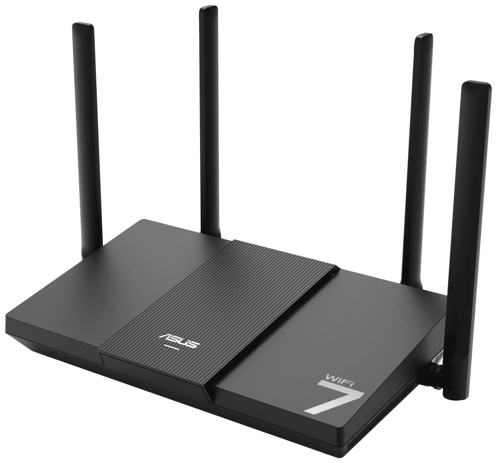 ASUS RT-BE50 BE3600 router inalámbrico 2.5 Gigabit Ethernet Doble banda (2,4 GHz / 5 GHz) Negro