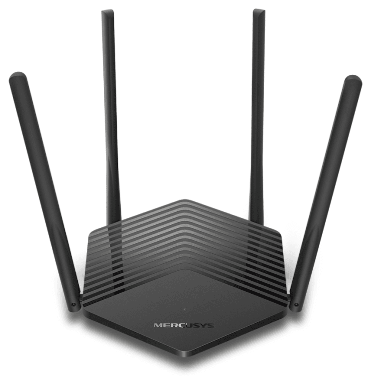 Mercusys MR60X router inalámbrico Gigabit Ethernet Doble banda (2,4 GHz / 5 GHz) Negro