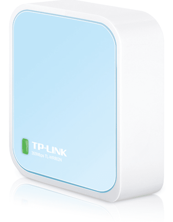 TP-Link TL-WR802N router inalámbrico Ethernet rápido Banda única (2,4 GHz) Azul, Blanco