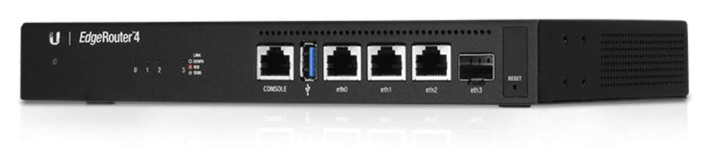 Ubiquiti EdgeRouter 4 router Gigabit Ethernet Negro