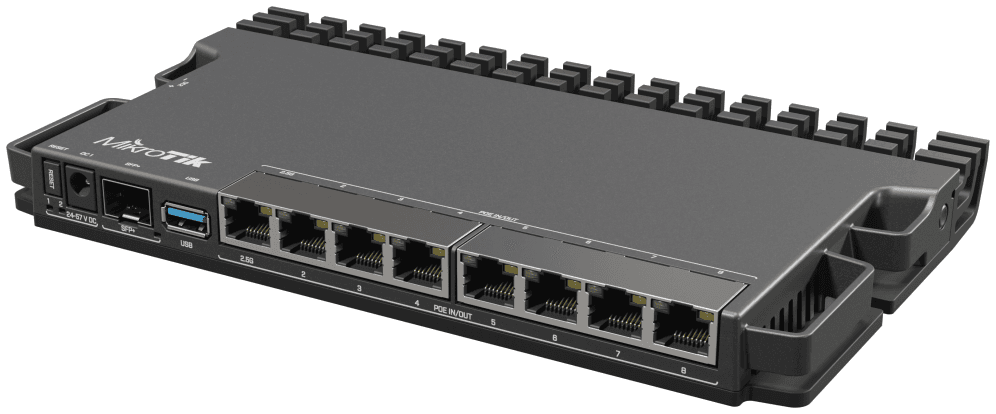 Mikrotik RB5009UG+S+IN router 2.5 Gigabit Ethernet Negro