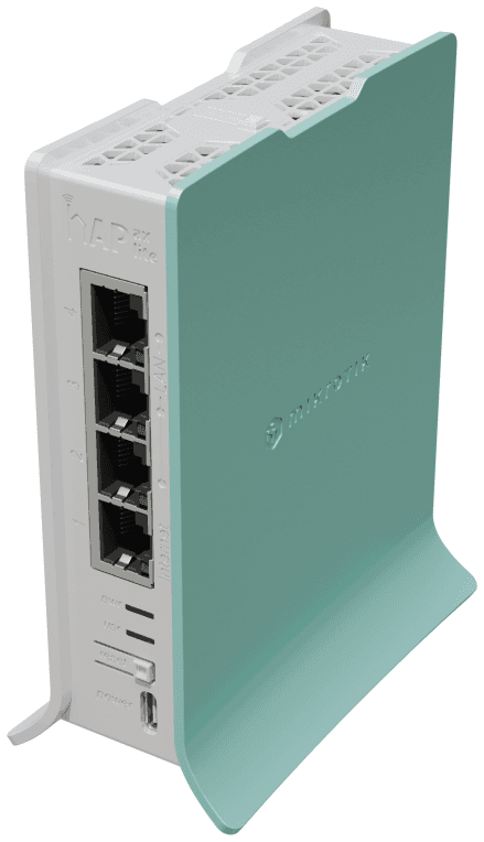 Mikrotik hAP router inalámbrico Gigabit Ethernet Banda única (2,4 GHz) Verde, Blanco