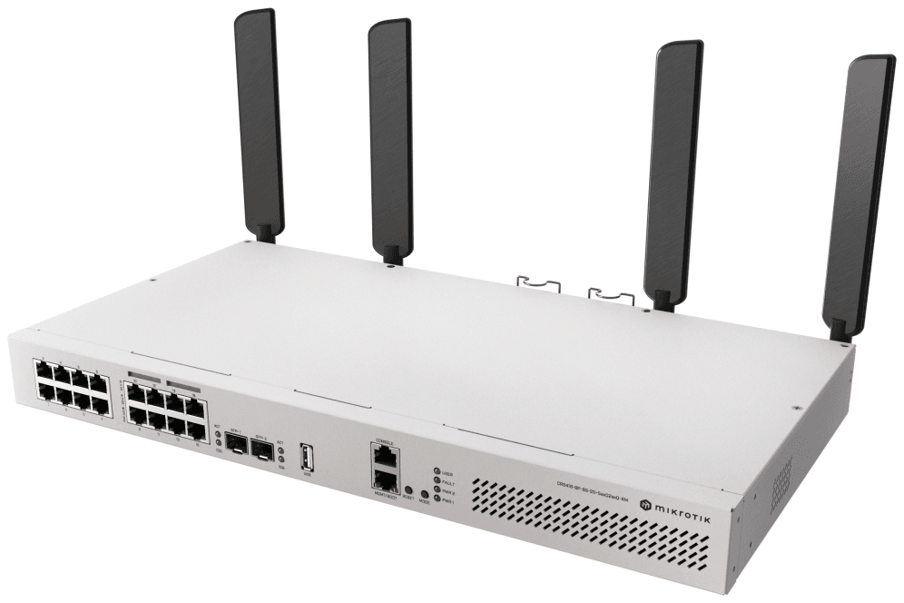 Mikrotik CRS418-8P-8G-2S+5axQ2axQ-RM L2/L3 Gigabit Ethernet (10/100/1000) Energía sobre Ethernet (PoE) 1U