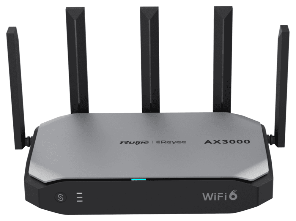 Ruijie Networks RG-EG105GW-X router inalámbrico Gigabit Ethernet Doble banda (2,4 GHz / 5 GHz) Negro, Gris
