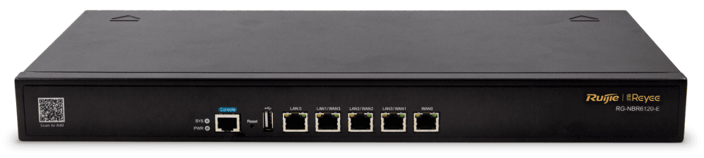 Ruijie Networks RG-NBR6120-E router Gigabit Ethernet Negro