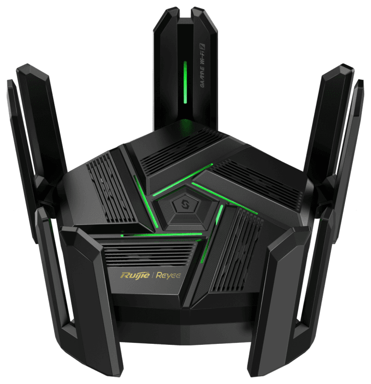 Ruijie Networks RG-EW7200BE PRO router inalámbrico Doble banda (2,4 GHz / 5 GHz) Negro