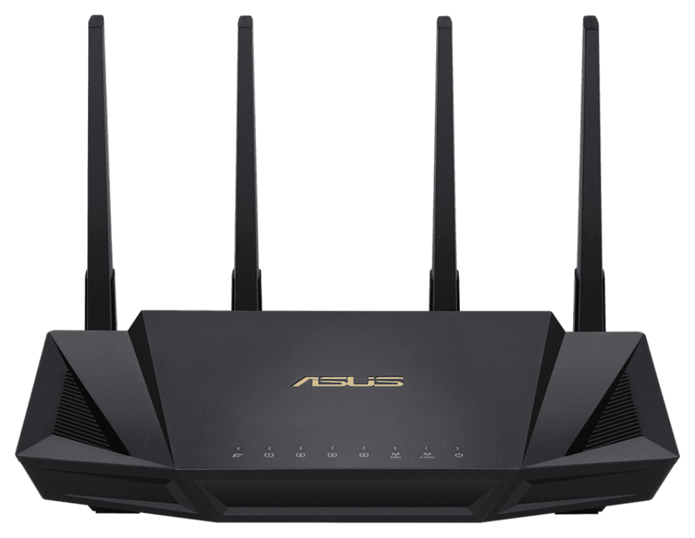 ASUS RT-AX58U router inalámbrico Gigabit Ethernet Doble banda (2,4 GHz / 5 GHz) Negro