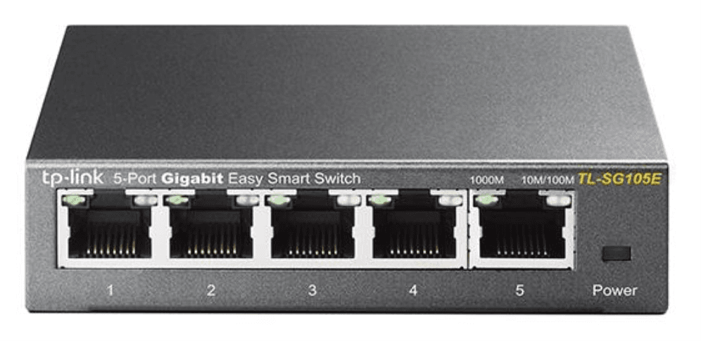TP-Link TL-SG105E Gestionado L2 Gigabit Ethernet (10/100/1000) Negro