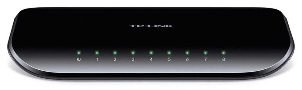 TP-Link TL-SG1008D No administrado Gigabit Ethernet (10/100/1000) Negro