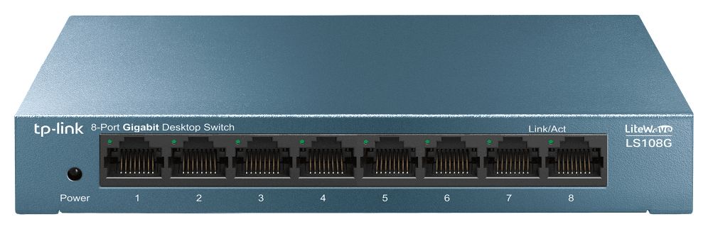 TP-Link LS108G No administrado Gigabit Ethernet (10/100/1000) Azul