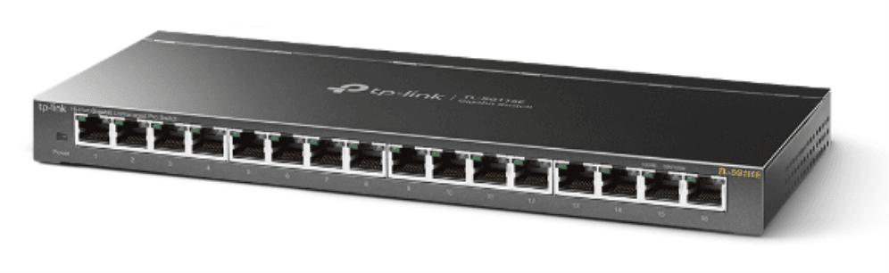 TP-Link TL-SG116E No administrado L2 Gigabit Ethernet (10/100/1000) Negro