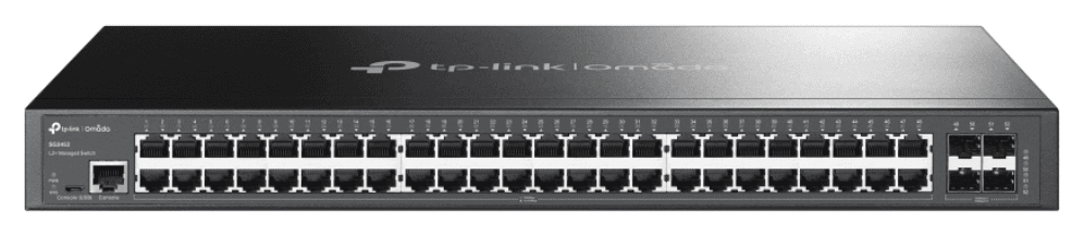 TP-Link Omada SG3452 switch Gestionado L2+ Gigabit Ethernet (10/100/1000) 1U Negro