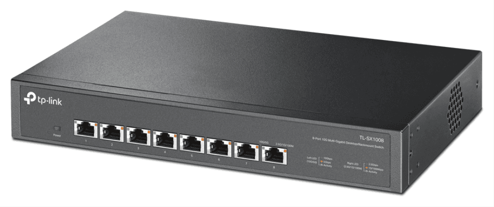 TP-Link TL-SX1008 switch No administrado 10G Ethernet (100/1000/10000) 1U Negro