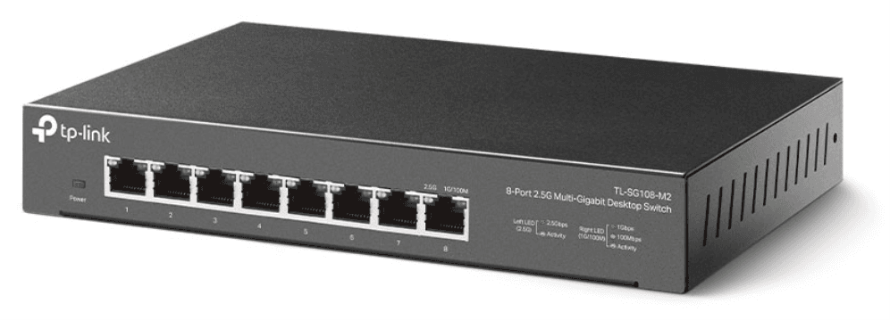 TP-Link TL-SG108-M2 switch No administrado 2.5G Ethernet (100/1000/2500) Negro
