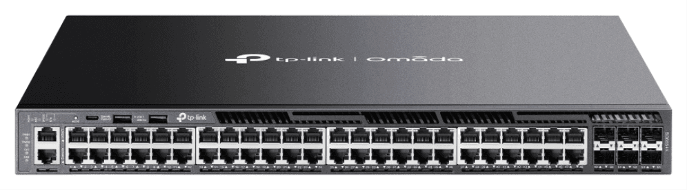 TP-Link Omada SG6654X switch Gestionado L3 Gigabit Ethernet (10/100/1000) 1U Negro