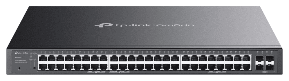TP-Link Omada SG2452LP switch Gestionado L2/L2+ Gigabit Ethernet (10/100/1000) Energía sobre Ethernet (PoE) 1U Negro